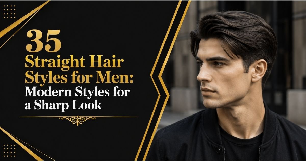 35 Straight Hair Styles for Men