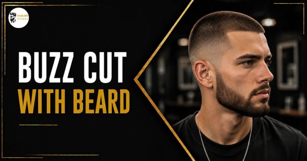 Buzz Cut Men With Beard