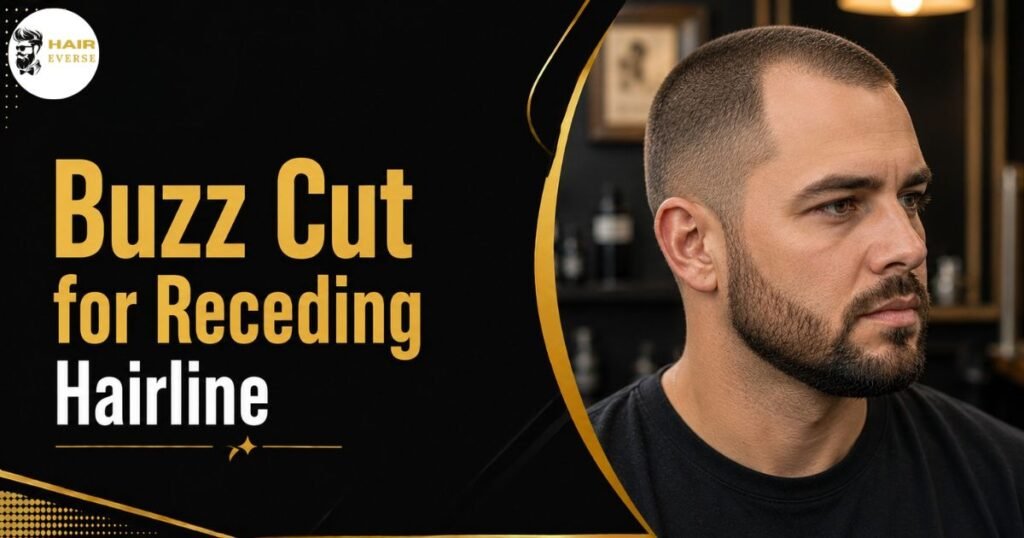 Buzz Cut for Receding Hairline