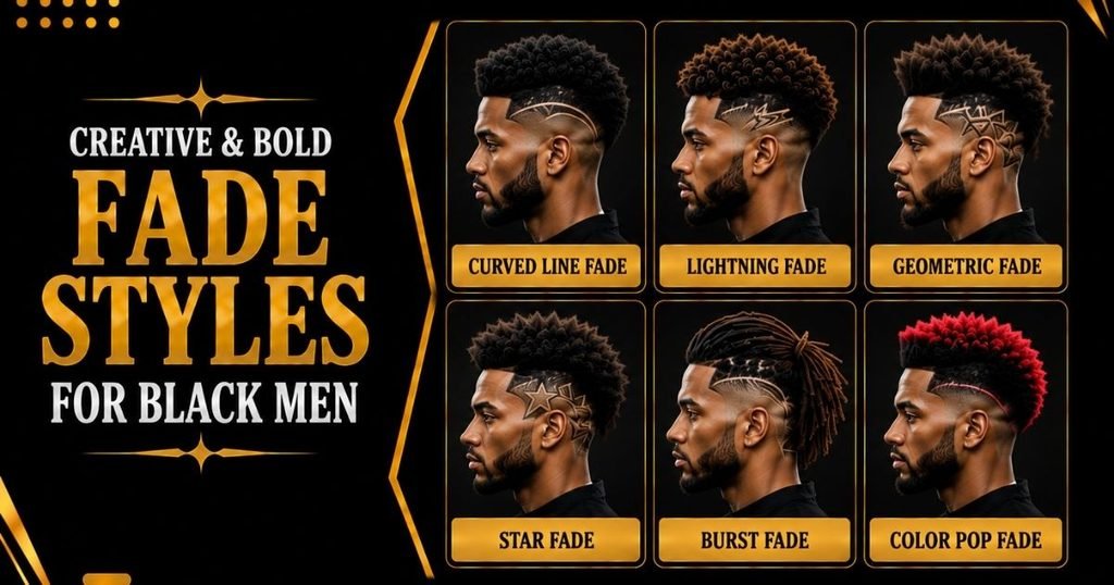 Creative & Bold Fade Styles for Black Men