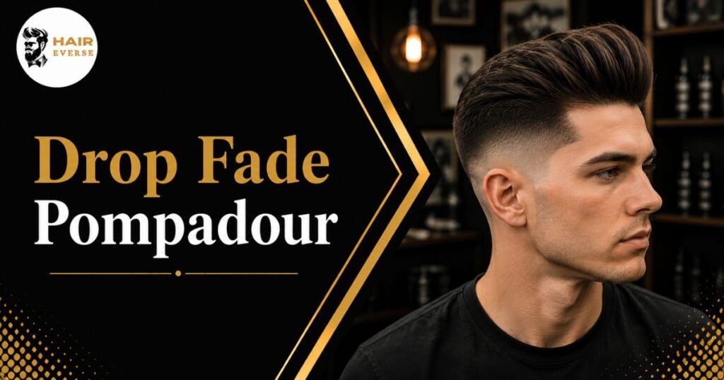 Drop Fade Pompadour