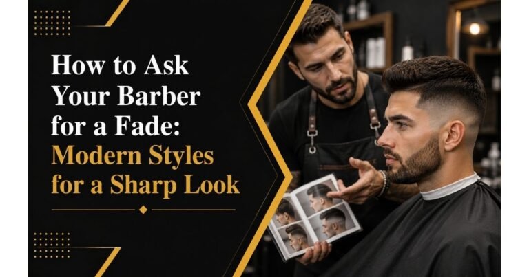How to Ask Your Barber for a Fade