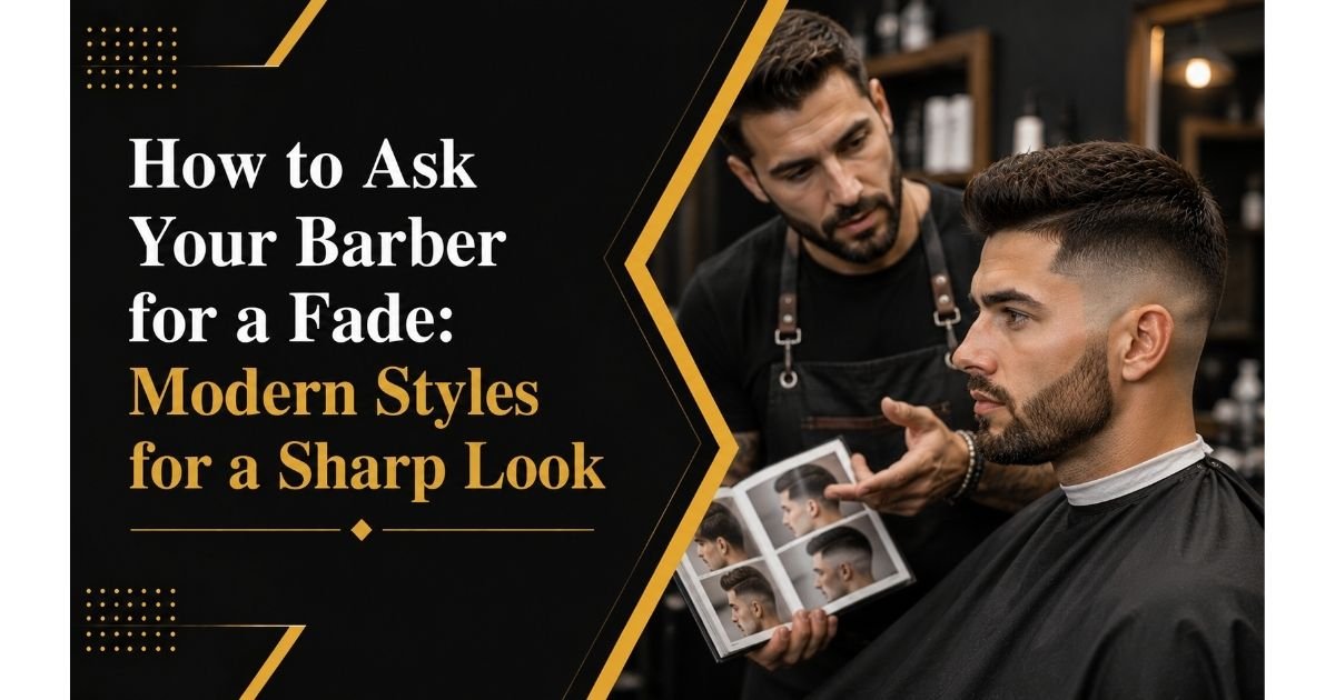 How to Ask Your Barber for a Fade
