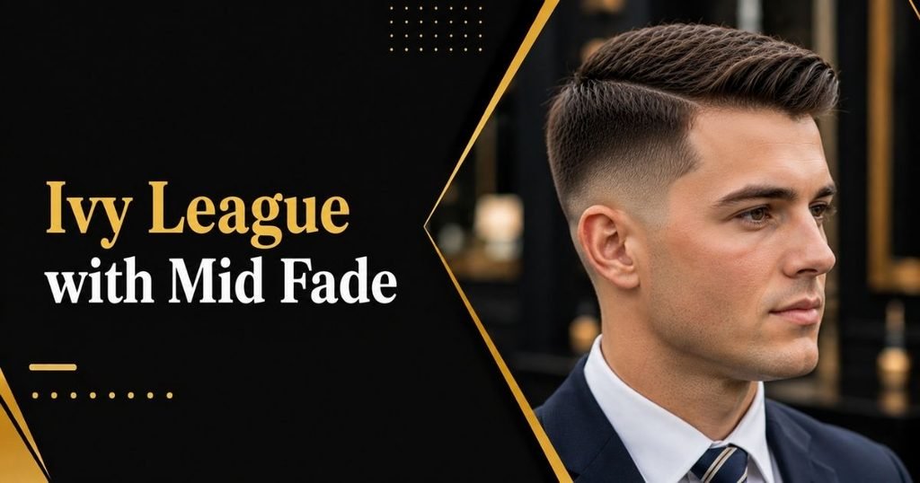 Ivy League with Mid Fade