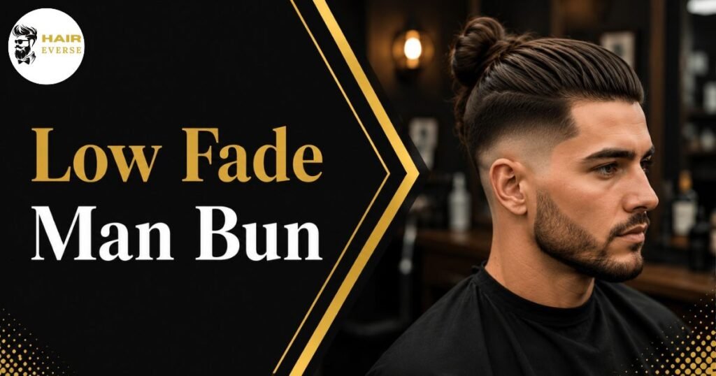 Low Fade Men Bun