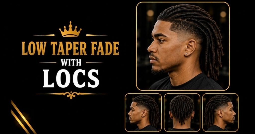 Low Taper Fade with Locs
