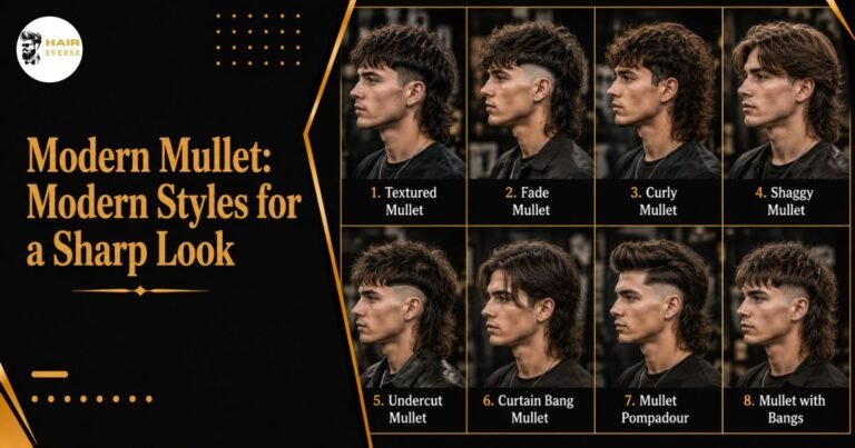 Modern Mullet Haircut