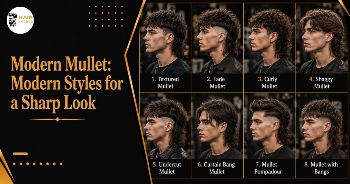 Modern Mullet Haircut