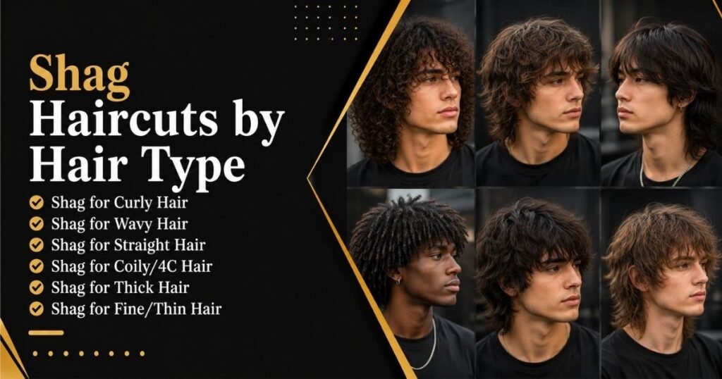 Shag Haircuts by Hair Type