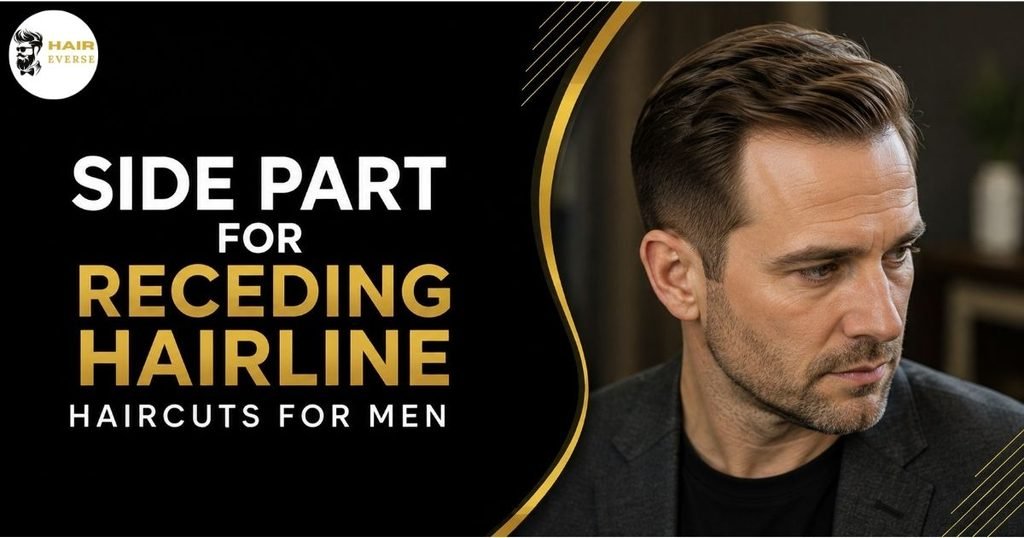 Side Part for Receding Hairline
