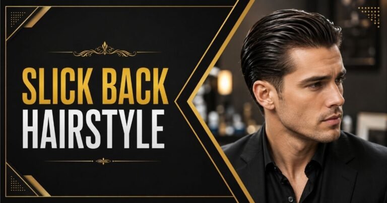Slick Back Hairstyle