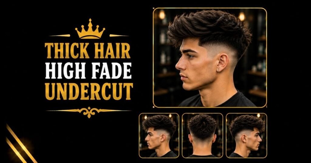 Thick Hair High Fade Undercut