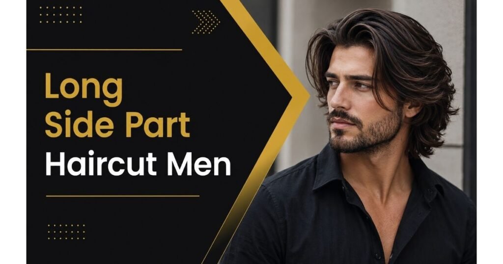 Long hairstyle for men over 50
Side Part Hairstyles for Men