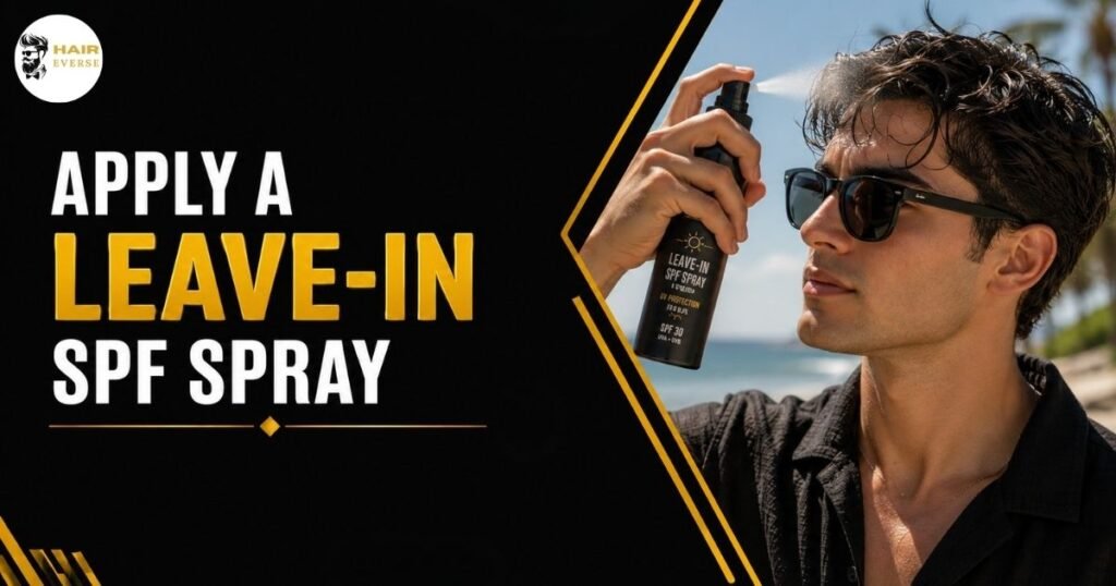 Apply a Leave-In SPF Spray