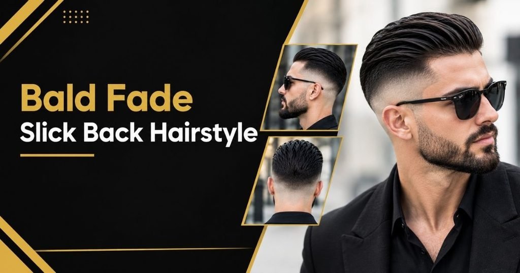 Bald Fade Slick Back Hairstyle