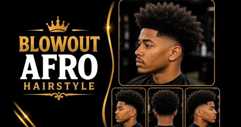 Blowout Afro Hairstyle