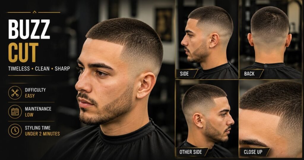 Buzz cut style
