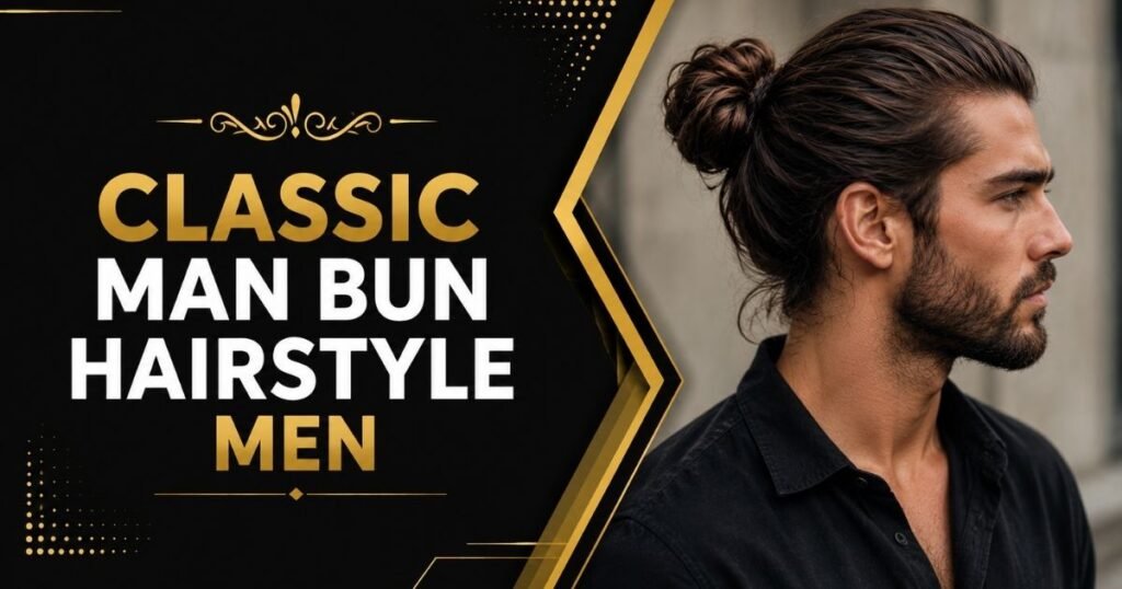 Classic Man Bun Hairstyle