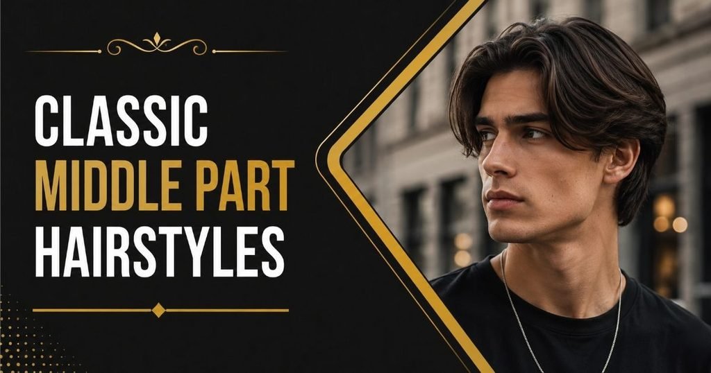 Classic Middle Part Hairstyles