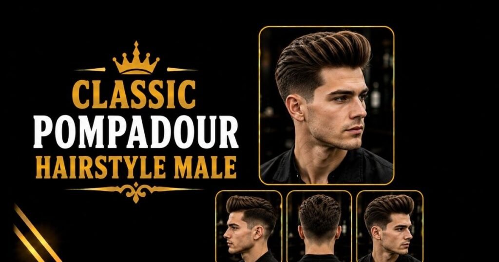 Classic Pompadour Hairstyle Male