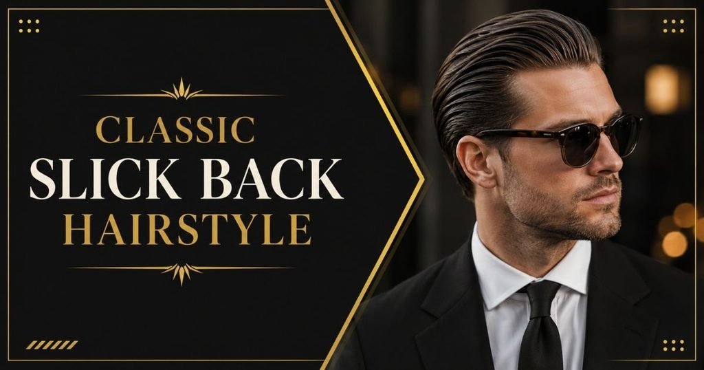 Classic Slick Back Hairstyle