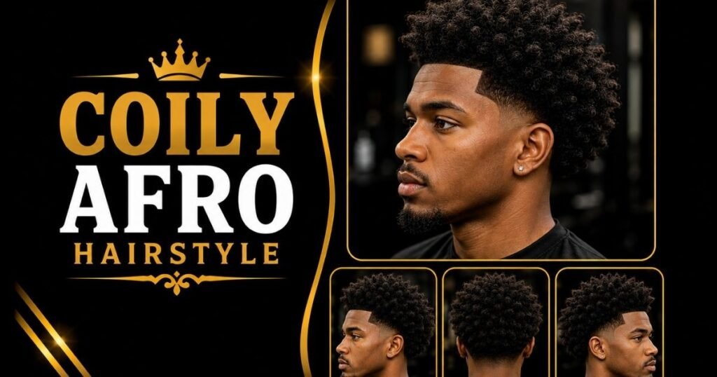 Coily Afro Hairstyle