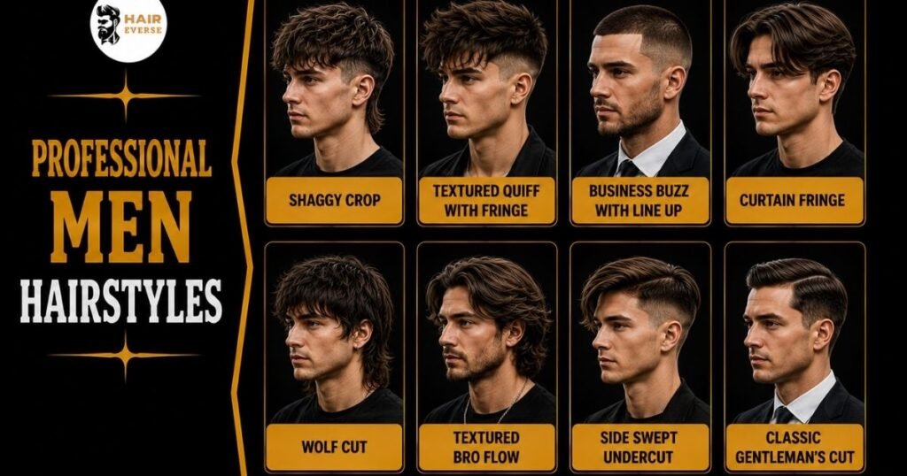 Elegant look Hairstyles for Men