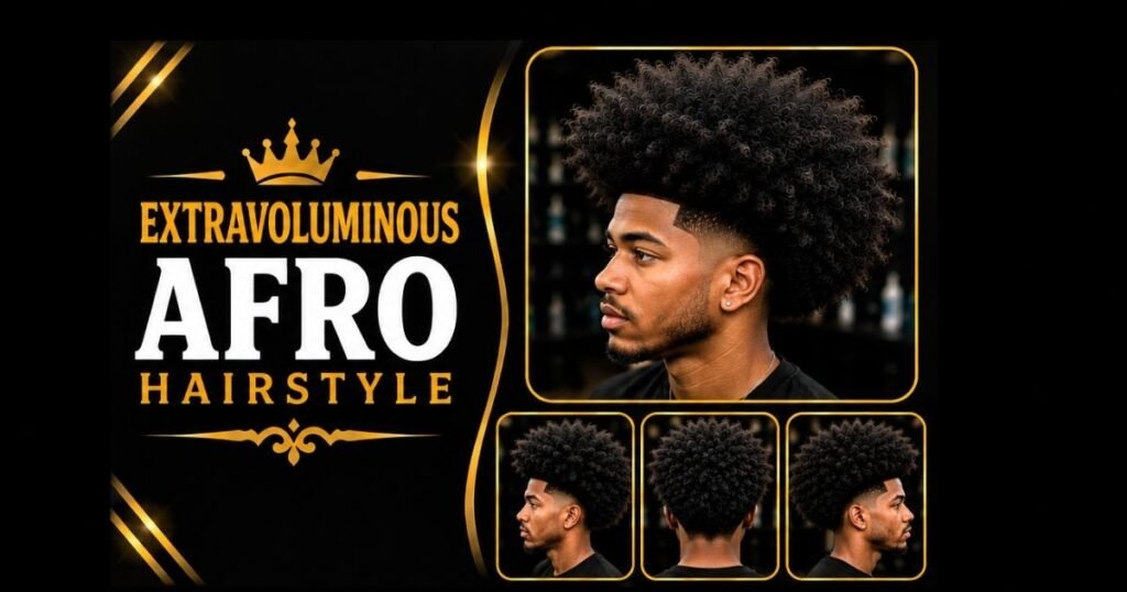 ExtraVoluminous Afro Hairstyle