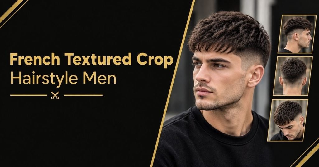 French Textured Crop Hairstyle Men