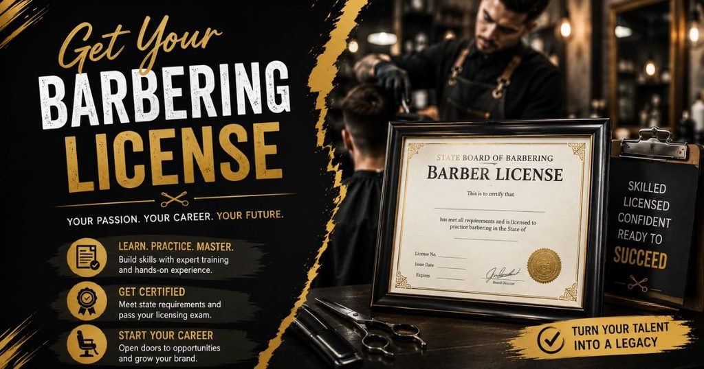 Barbering License