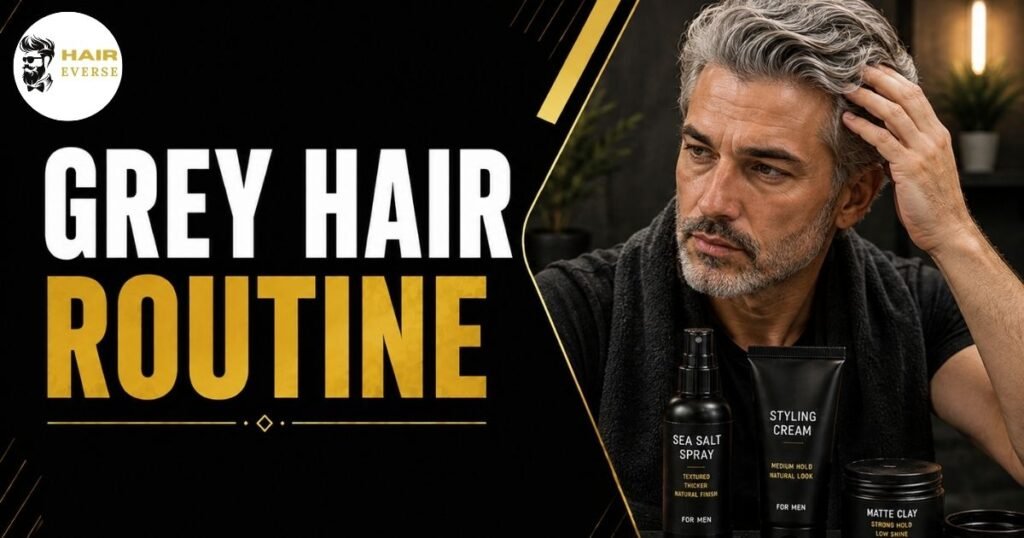 Grey Hair Routine