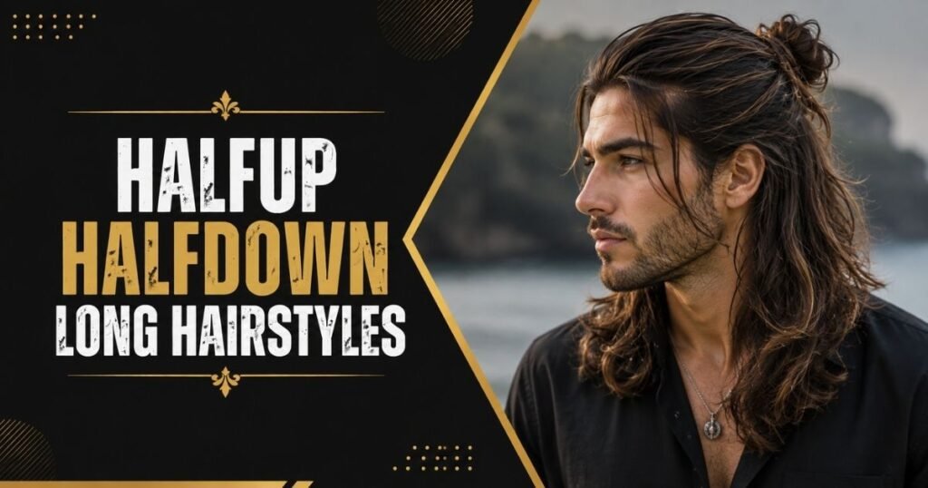 HalfUp HalfDown Long Hairstyles