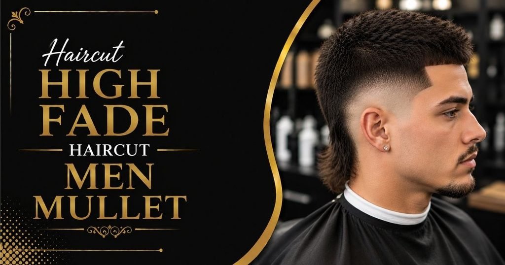 High Fade Haircut Haircut Men Mullet