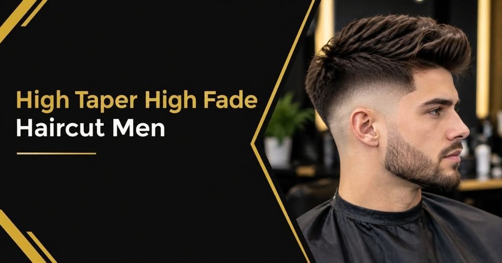High Taper high fade Haircut Men