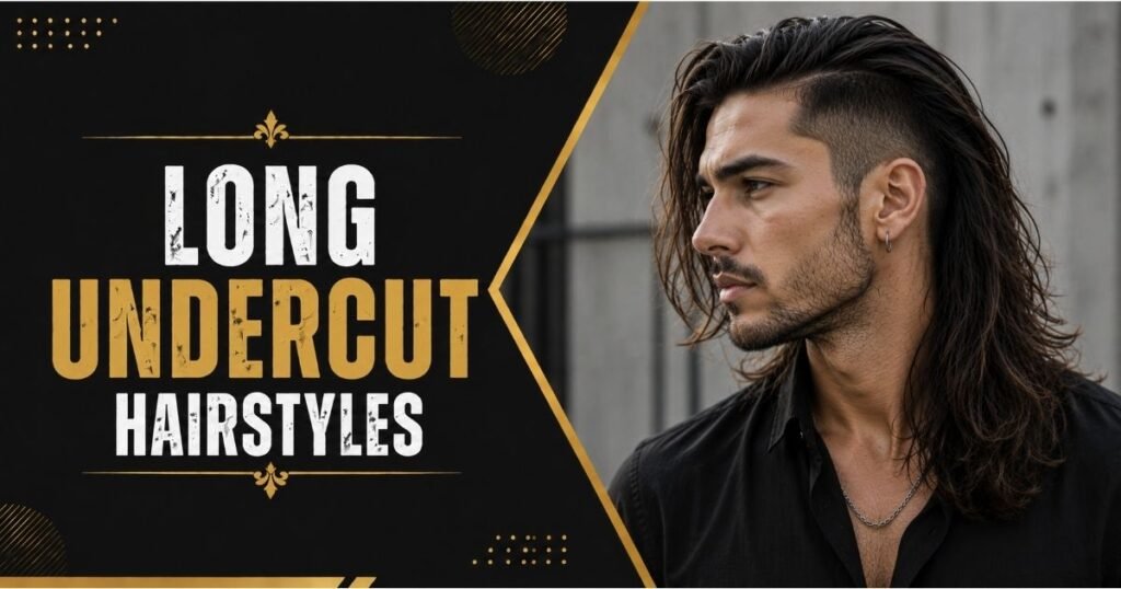 Undercut professional long hairstyle male