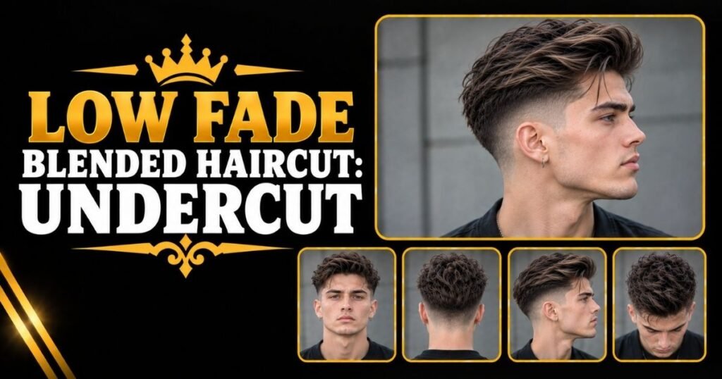 Low Fade Blended Haircut: Undercut