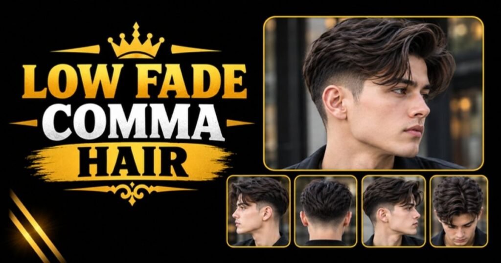 Low Fade Comma Hair