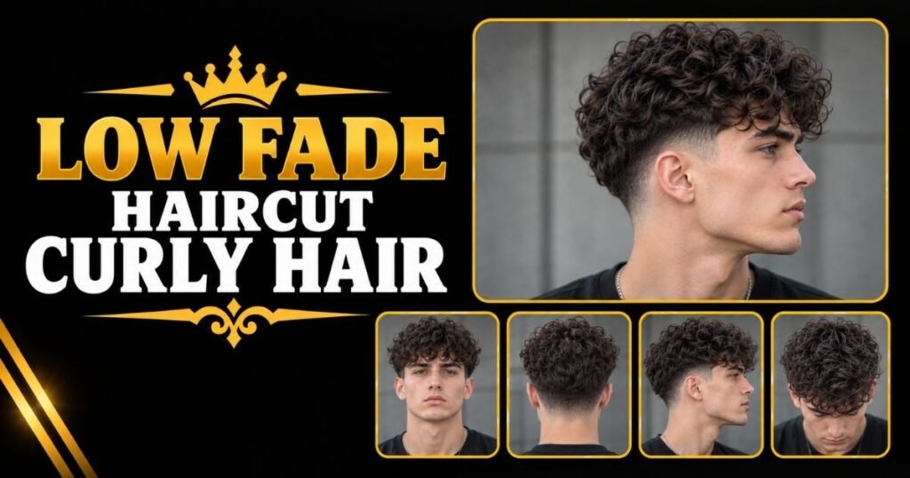 Low Fade Haircut Curly Hair