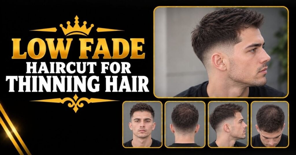 Low Fade Haircut for Thinning Hair