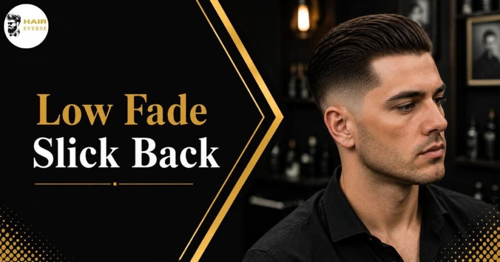 Low Fade Slick Back