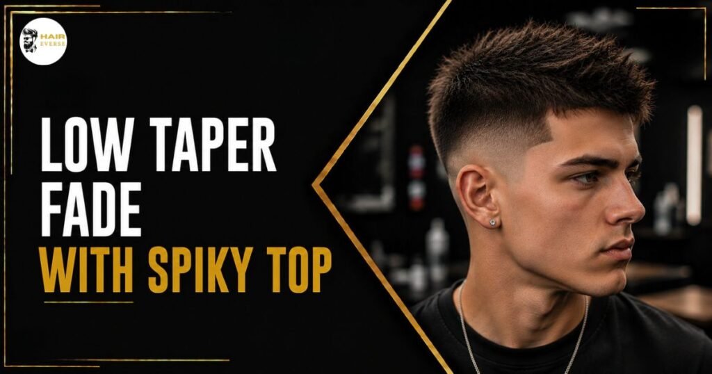 Low Taper Fade WIth Spiky Top