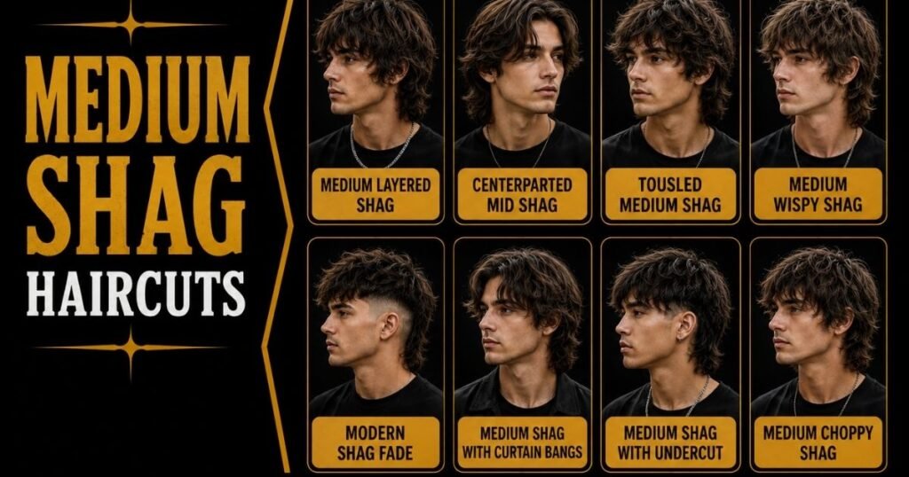 Medium Shag Haircuts