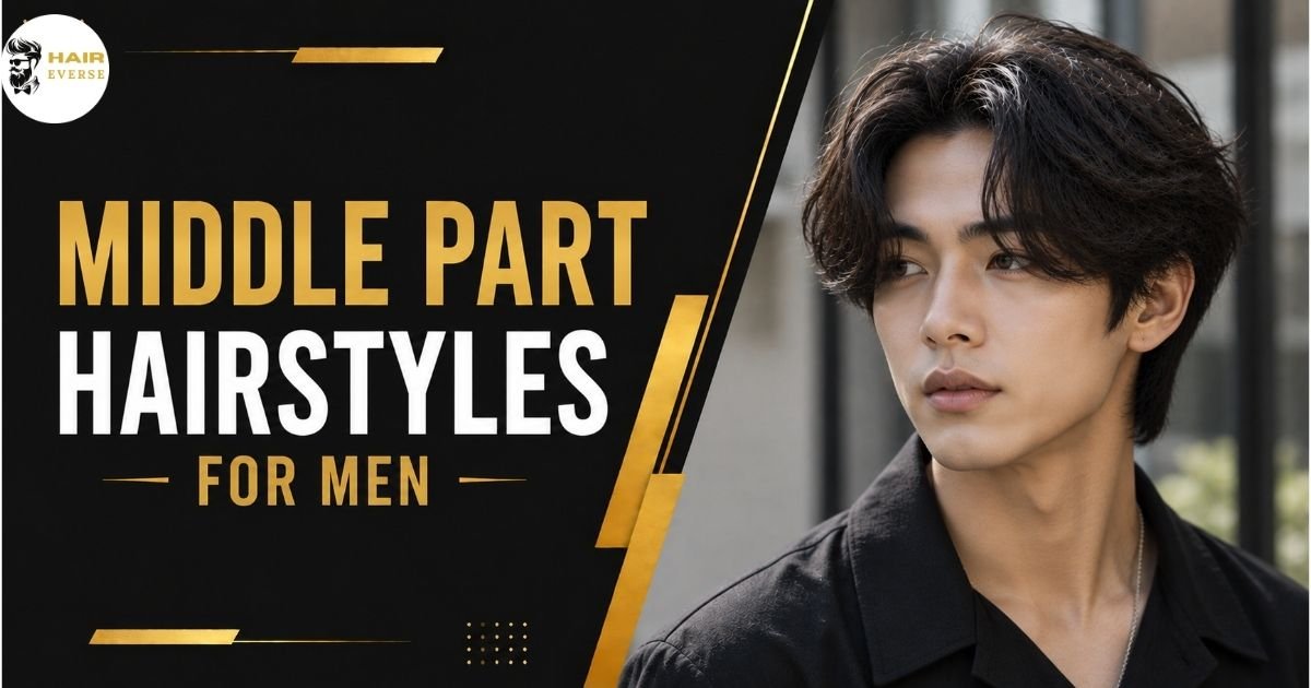 Middle Part Hairstyles for Men