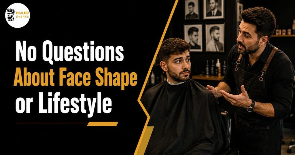 No Questions About Face Shape or Lifestyle