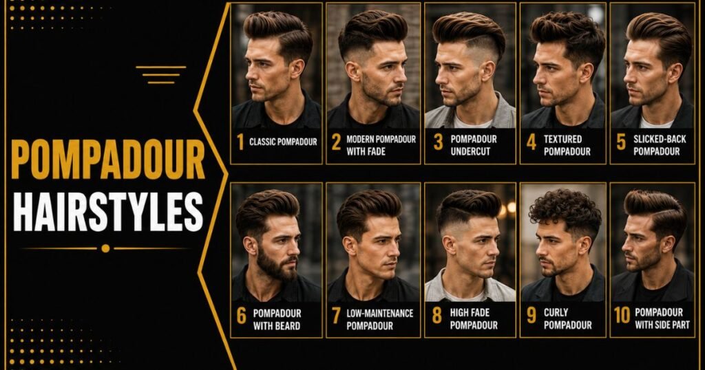 Pompadour Hairstyles