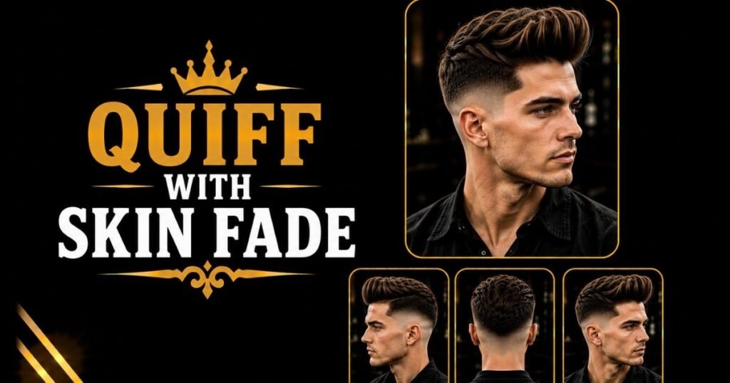 Quiff with Skin Fade