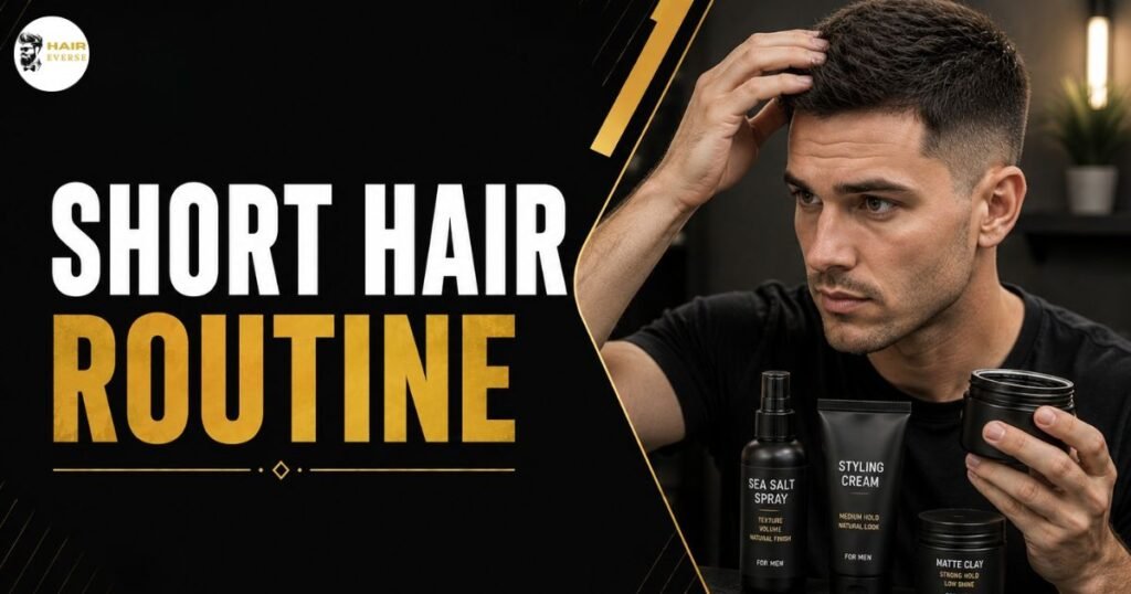 Short Hair Routine