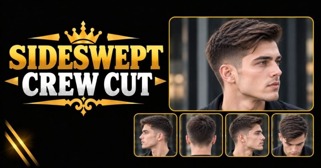 SideSwept Crew Cut