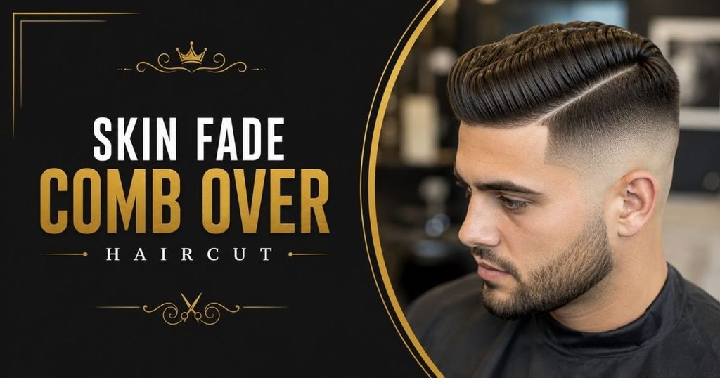Skin Fade Comb Over Haircut
