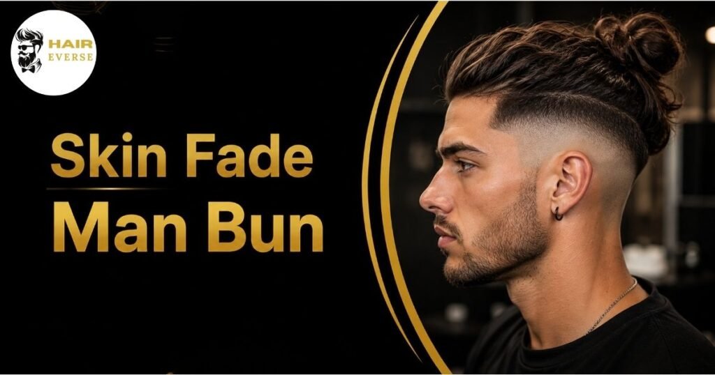 Skin Fade Man Bun